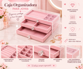 💎 Joyero Organizador de 3 Niveles con Tapa Transparente